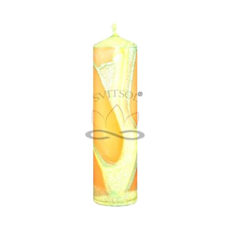 Stumpenkerze Traum 3,5×12 cm – Svitsol | Handgemacht, Sommerfruchtduft