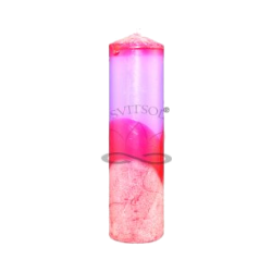 Pillar Candle Lavender 12 cm – Svitsol | Handmade, Long Burn Time