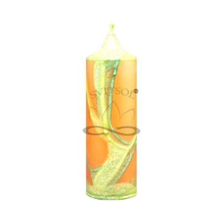 Medium Pillar Candle Svitsol – Handmade, Dream Scent, Long Burn Time