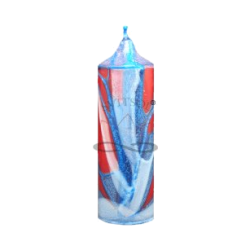 Pillar Candle Wild Strawberry – Handmade from Certified Wax by Svitsol