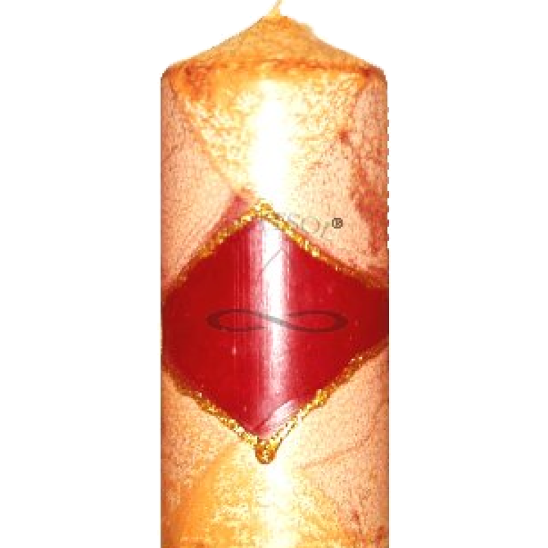 Wide Medium Pillar Candle Wild Strawberry – Svitsol | Handmade, Summer Scent