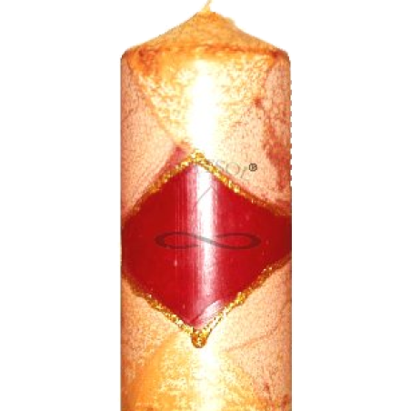 Wide Medium Pillar Candle Wild Strawberry – Svitsol | Handmade, Summer Scent