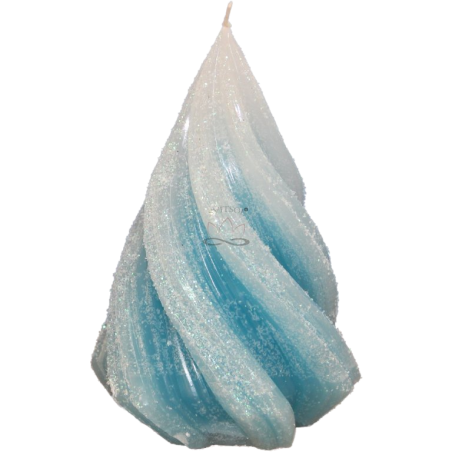 STROMEK SPIRÁLA vonná svíčka 162 g, tyrkysová euforie