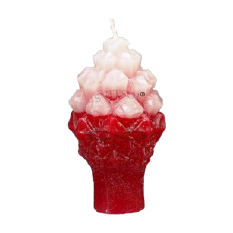 Svíčka Šiška malá - červená