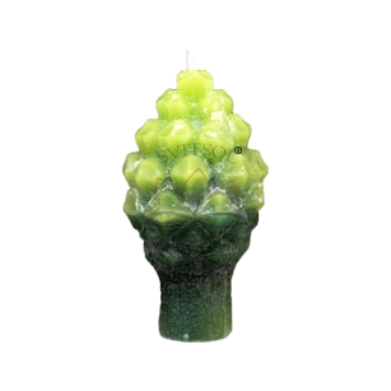 Svíčka Šiška malá - zelená