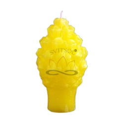 Svíčka Šiška malá - žlutá