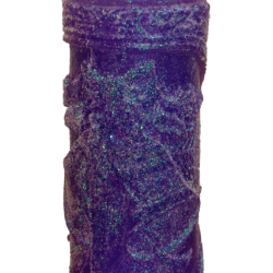 Svíčka ZVONKY - třpyt fialový