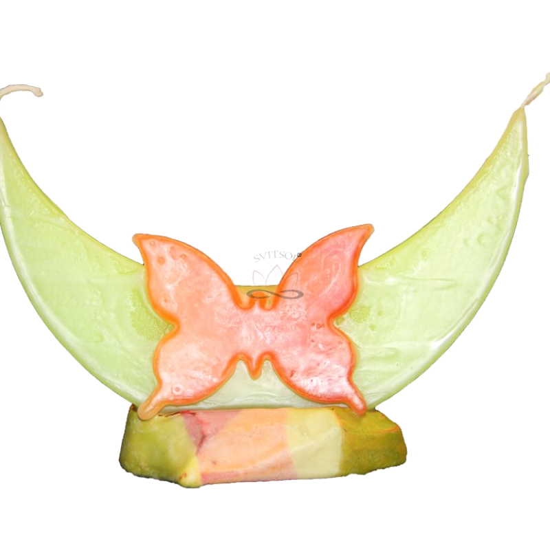 Svíčka MĚSÍC MOTÝL zelený