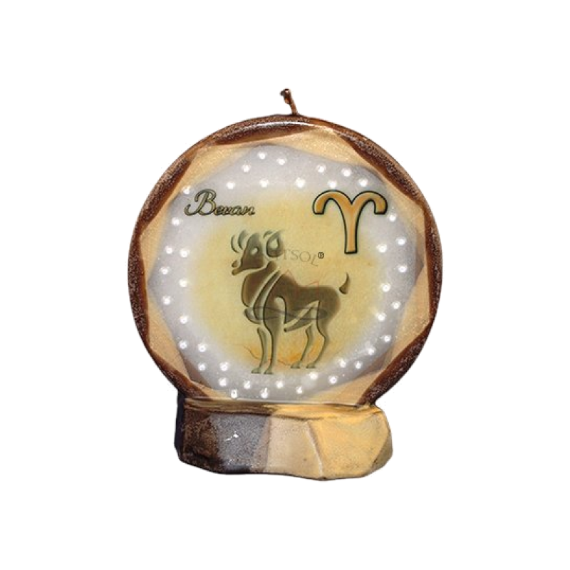 Svíčka ZNAMENÍ KRUH Beran