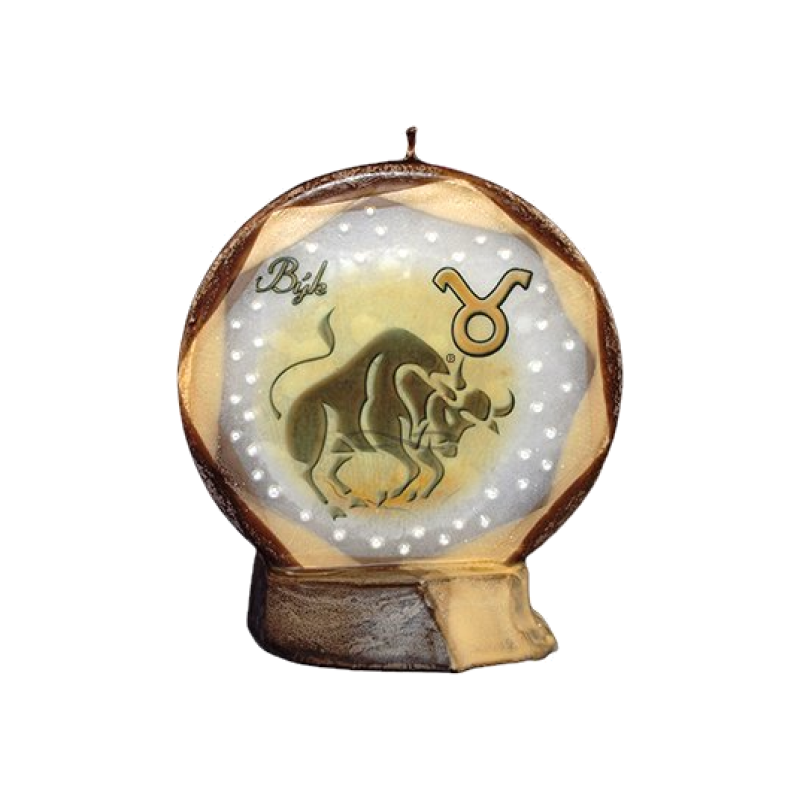 Svíčka ZNAMENÍ KRUH Býk