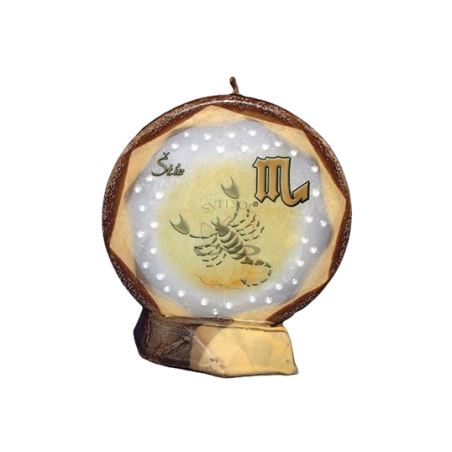 Svíčka ZNAMENÍ KRUH Štír