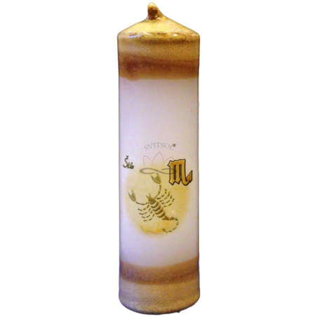 Svíčka ZNAMENÍ VÁLEC Štír