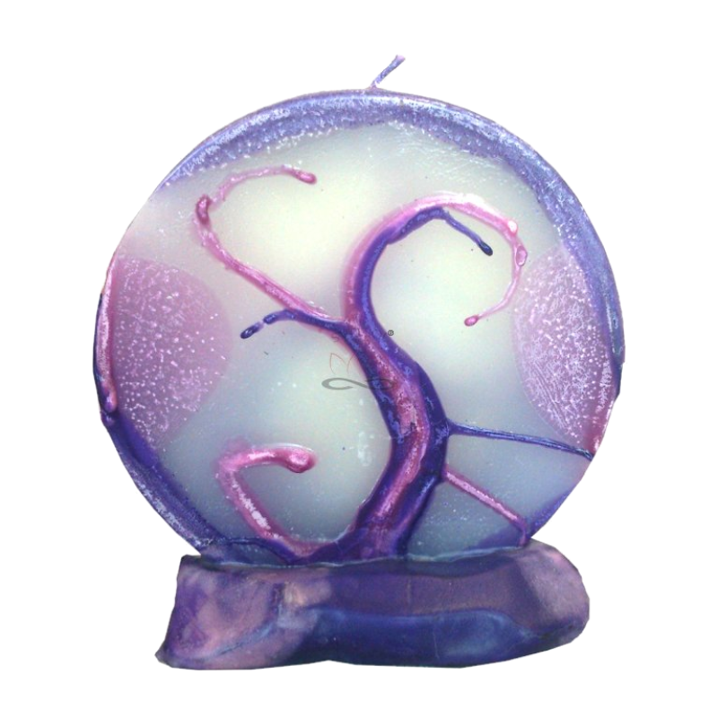 Luxusní svíce Mandala Lila