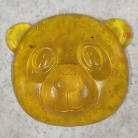 Decorative Soap Bear Head – Lemon-Floral, Handmade in Kralovske Porici