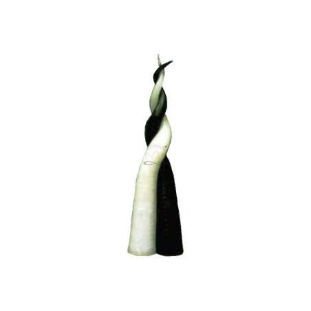 Svíce LÁSKA černá bílá