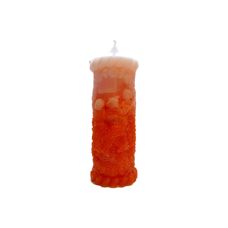 Svíčka BAKUS větší oranžový