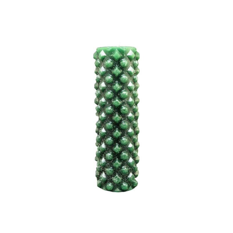 Svíčka MARIE - tmavě zelený odstín