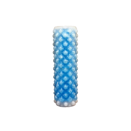 Svíčka MARIE - tyrkysový s bílým okrajem