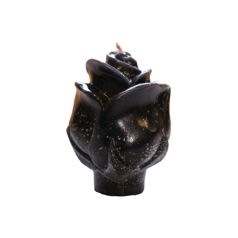 Svíčka RŮŽE černá