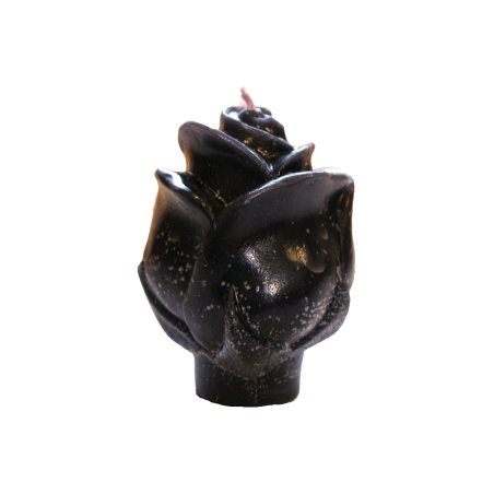 Svíčka RŮŽE černá