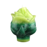 Svíčka RŮŽE zeleno zelená