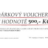Darkový poukaz 500,-Kč svíčky a mýdla