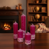 Magenta Stumpenkerzen-Kollektion – Handgemachte Eleganz mit zertifiziertem Wachs - detail 3