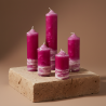 Magenta Stumpenkerzen-Kollektion – Handgemachte Eleganz mit zertifiziertem Wachs - detail 8