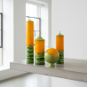 Candle Collection GERBERA - Handmade Set with Certified Wax from Královské Poříčí and Cotton Wick - detail 4
