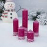 Kerzenkollektion Magenta - Handgemachtes Set mit Baumwolldocht und zertifiziertem Wachs aus Královské Poříčí - detail 5
