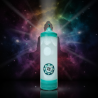 Chakra Candle 4th Heart Chakra (Anahata) MAXI Pillar – Svitsol | Handmade, Rose Scent - detail 2