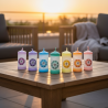 Set of 7 Chakra MINI Candles 1st–7th Chakra Pillars – Svitsol | Handmade, Scented, Harmony - detail 3