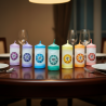 Set of 7 Chakra MINI Candles 1st–7th Chakra Pillars – Svitsol | Handmade, Scented, Harmony - detail 4