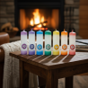 Set of 7 Chakra MIDI Candles 1st–7th Chakra Pillars – Svitsol | Handmade, Scented, Harmony - detail 2