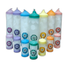 Set of 7 Chakra MINI-MAXI Candles 1st–7th Chakra Pillars – Svitsol | Handmade, Scented, Harmony - detail 4
