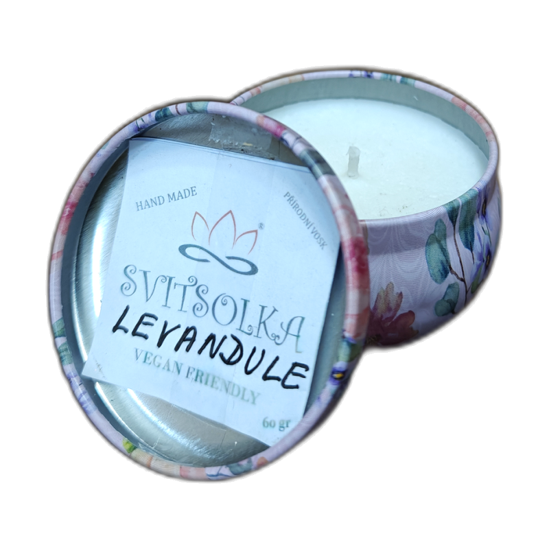 Svitsolka Lavender – Handmade Candle in Tin