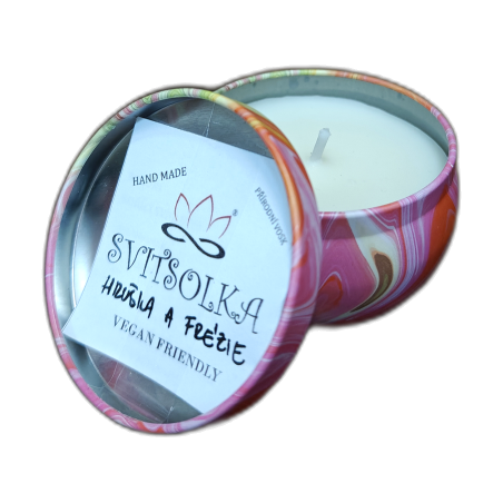 Svitsolka Pear-Freesia – Handmade Candle in Tin