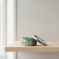 Svitsolka Zitrone – Handgemachte Kerze in Blechdose - detail 4