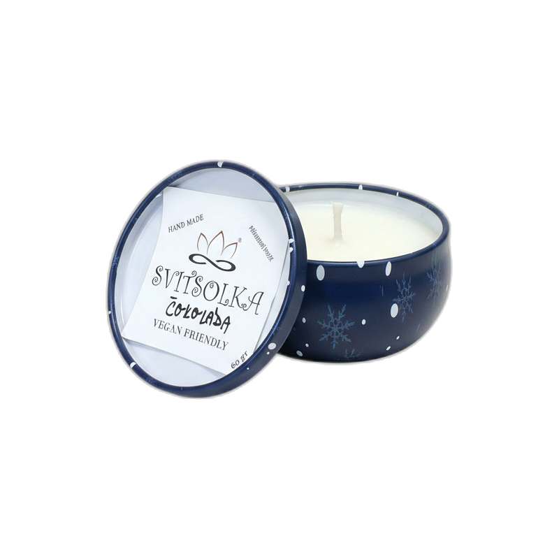 Svitsolka Chocolate – Handmade Chocolate Scented Candle in Tin