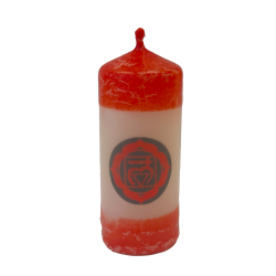 Chakrenkerze 1. Chakra – Wurzelchakra | Handarbeit von SVITSOL