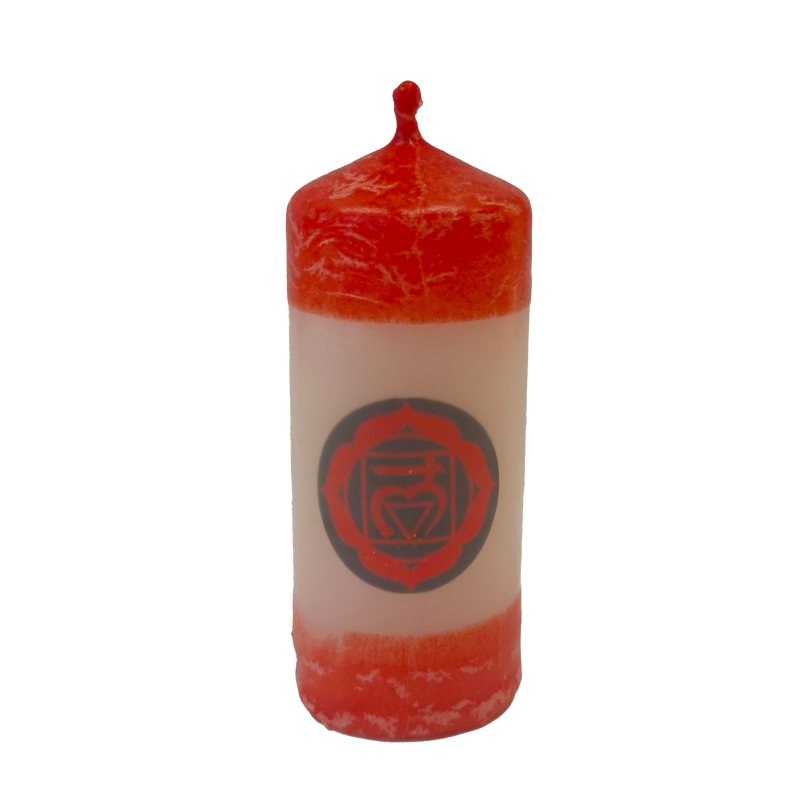 Chakra Candle 1st Chakra – Root (Muladhara) | Handmade by SVITSOL