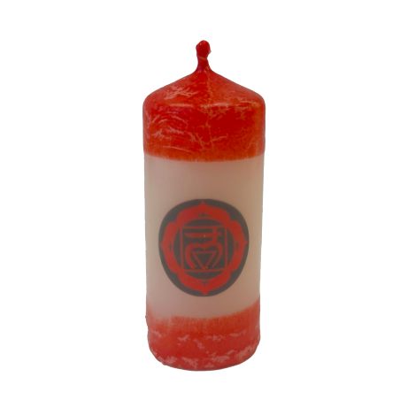 Chakra Candle 1st Chakra – Root (Muladhara) | Handmade by SVITSOL