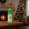 Pillar Candle Green Wine | SVITSOL