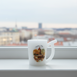 Cup Candle with Karlovy Vary Logo - detail 5