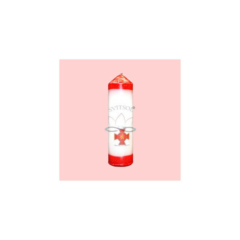 Pillar Candle with Cross | SVITSOL - detail 4