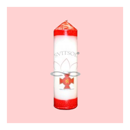 Pillar Candle with Cross | SVITSOL - detail 4