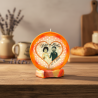 Round Candle Couple Orange – Personalized Photo - detail 7