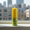 Tall Slim Pillar Candle Citronella SVITSOL | Handmade - detail 3