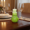 SNOWMAN CYLINDER Candle – Icy Green Glitter, Vanilla-Apple, 8-15h - detail 3