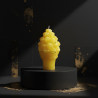 Small Pinecone Candle – Yellow, Citronella, Handmade - detail 4